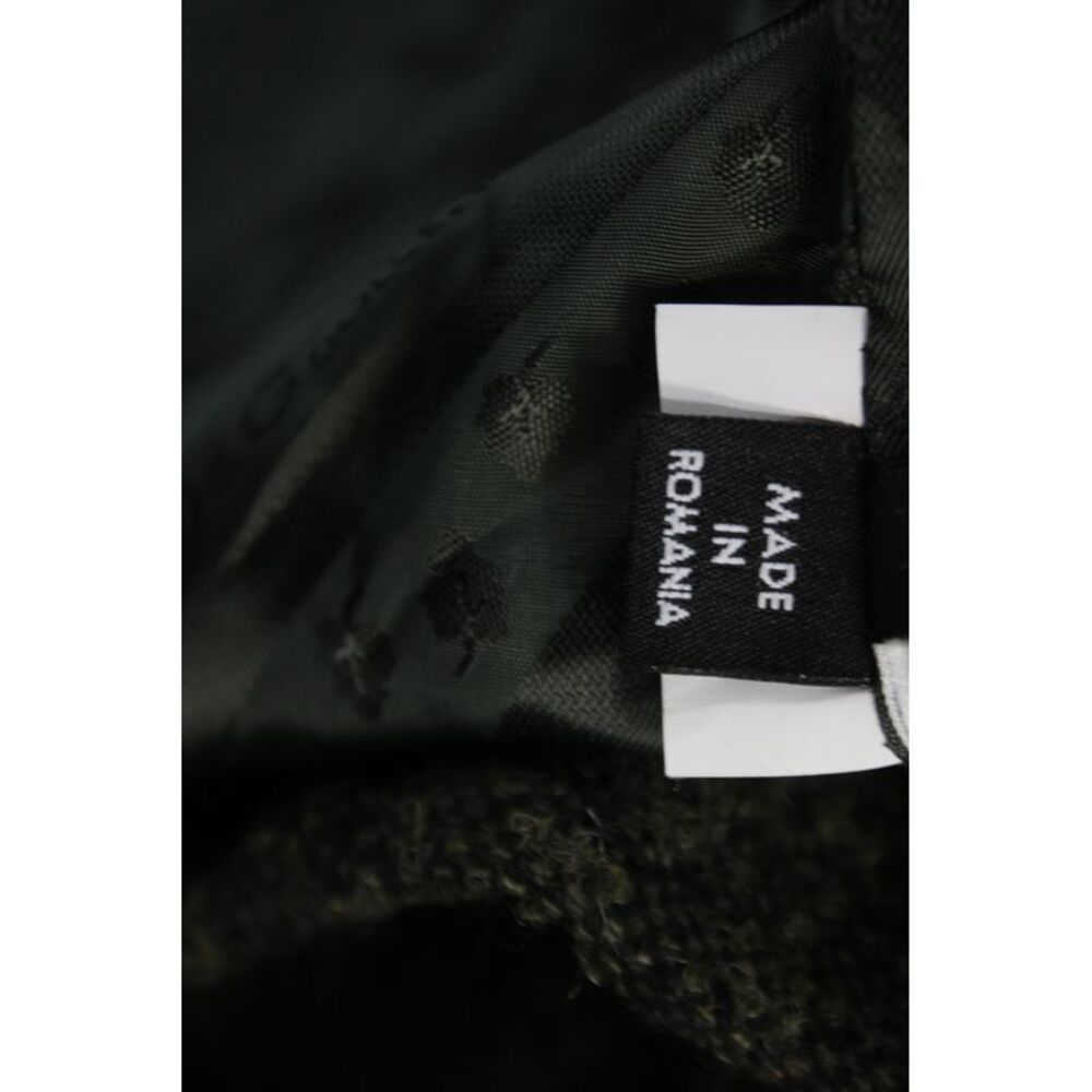 D&G Dolce & Gabbana Womens Dark Gray Wool Trench Coat Size 48 - Picture 11 of 11